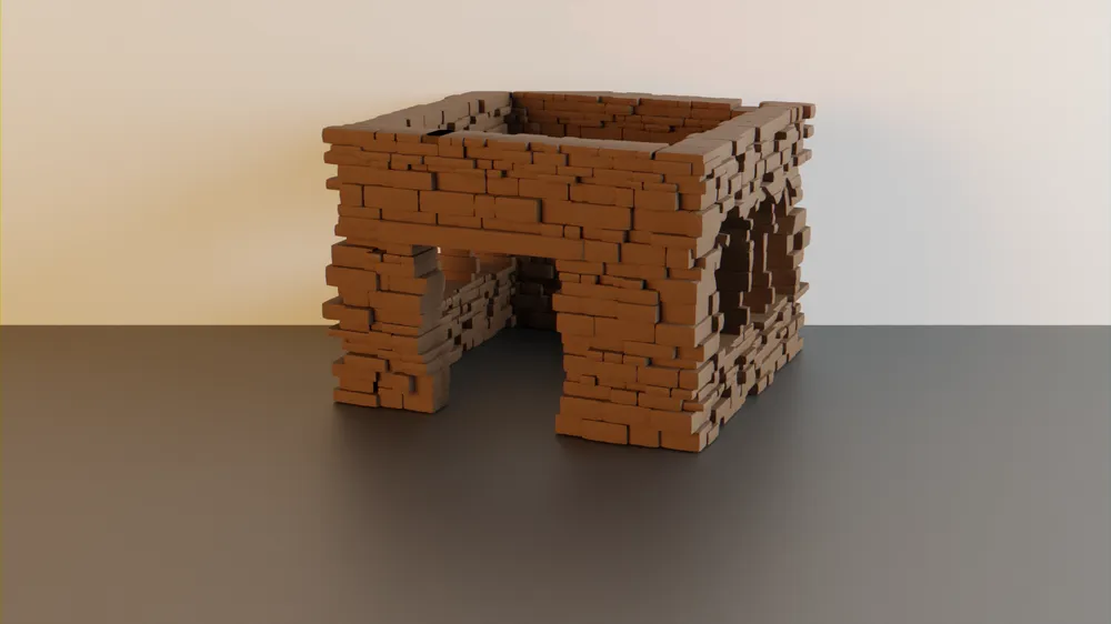 Nhà đổ nát #1 - địa hình wargaming - Image 5