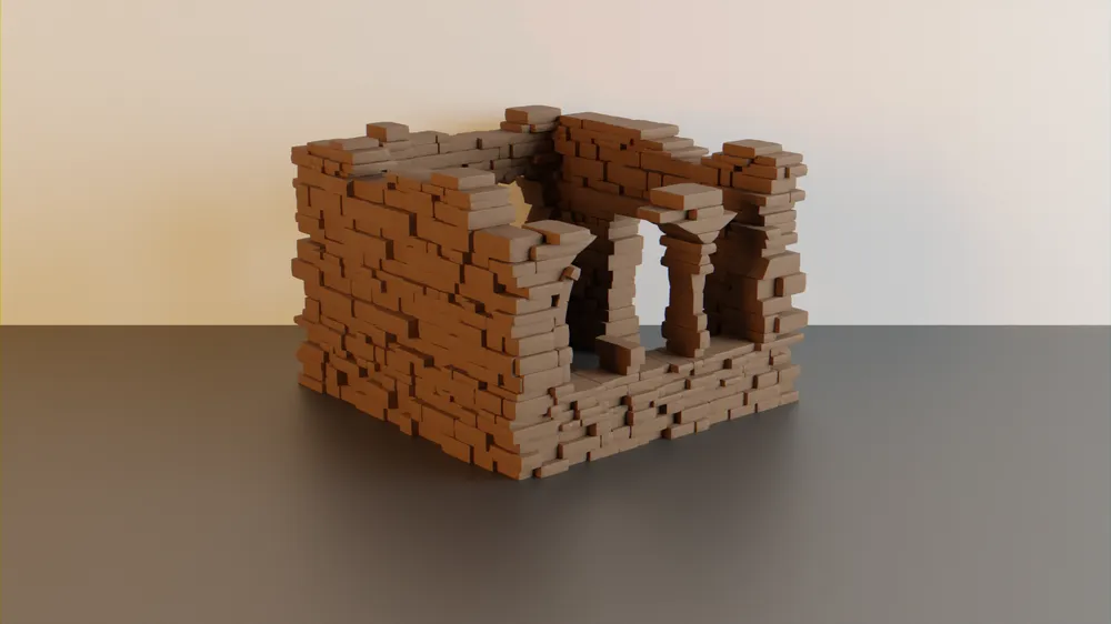 Nhà đổ nát #2 - địa hình wargaming - Image 1