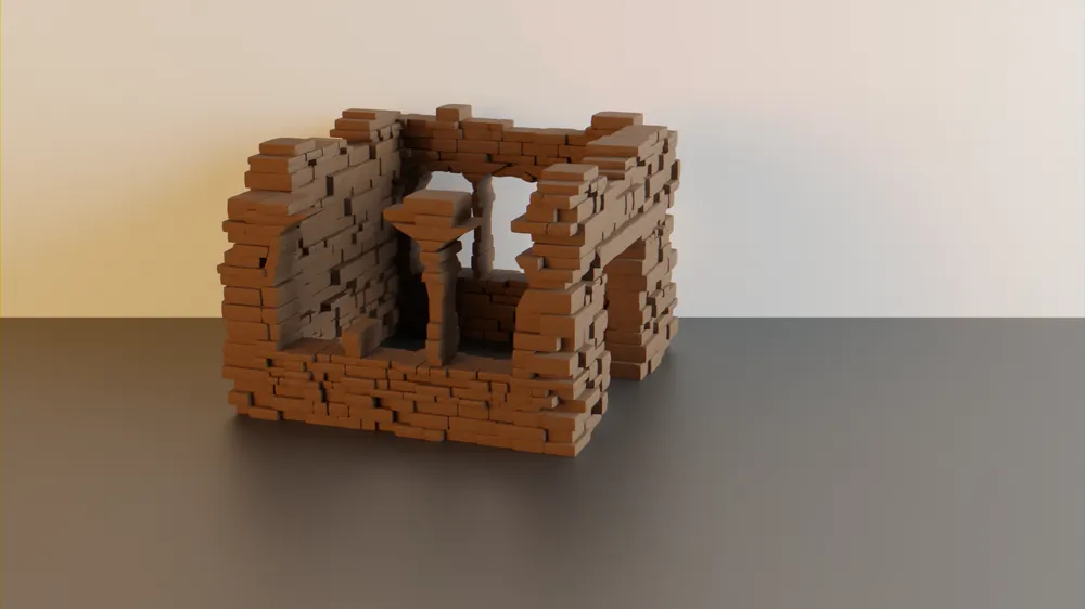 Nhà đổ nát #2 - địa hình wargaming - Image 2