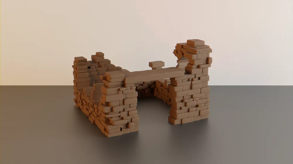 Nhà đổ nát #3 - địa hình wargaming - Image 3