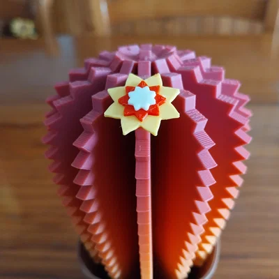 Mô hình chậu xương rồng trang trí (Cactus) in 3D cực xinh
