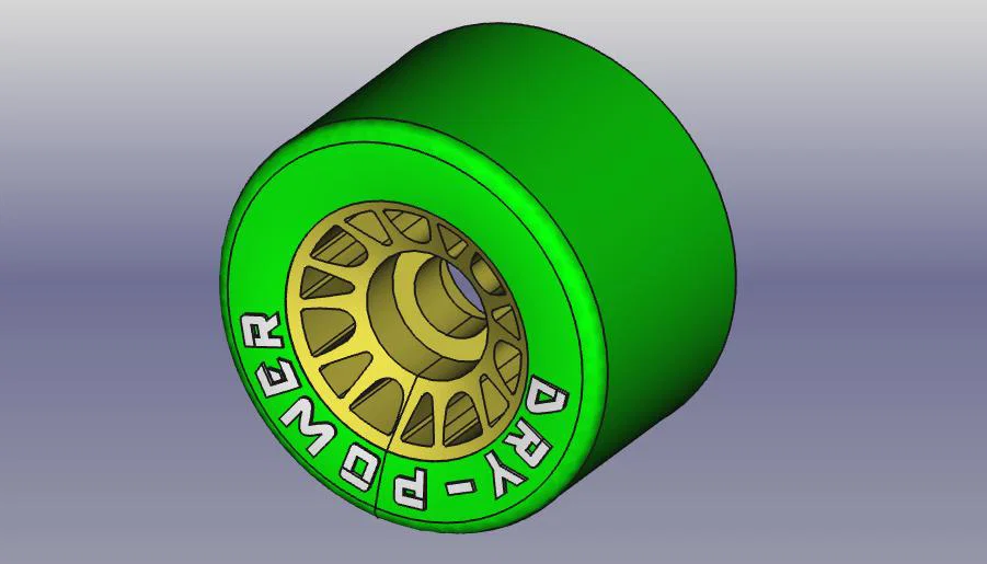 Bánh xe Skateboard/Longboard D70 x 43 (Skateboard Rad) - Image 1