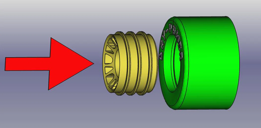 Bánh xe Skateboard/Longboard D70 x 43 (Skateboard Rad) - Image 2