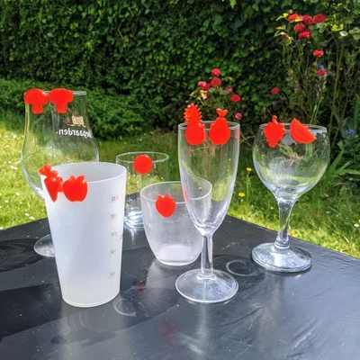 Kẹp Đánh Dấu Ly (Glass Markers) – Nhận Diện Ly Uống