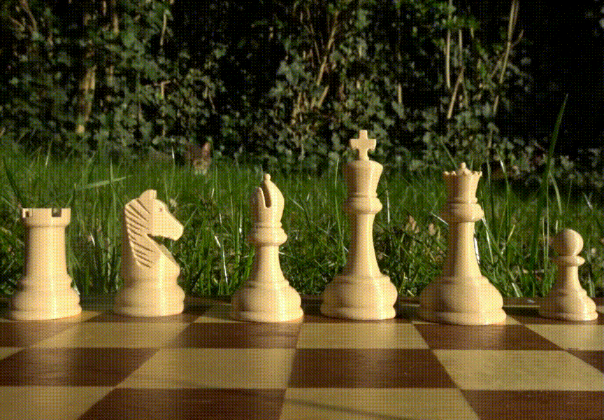 Bộ quân cờ (Chess pieces) in 3D - Image 1