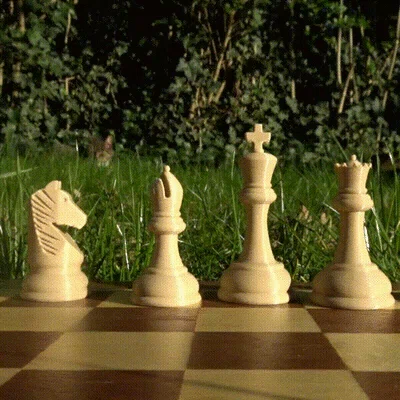 Bộ quân cờ (Chess pieces) in 3D