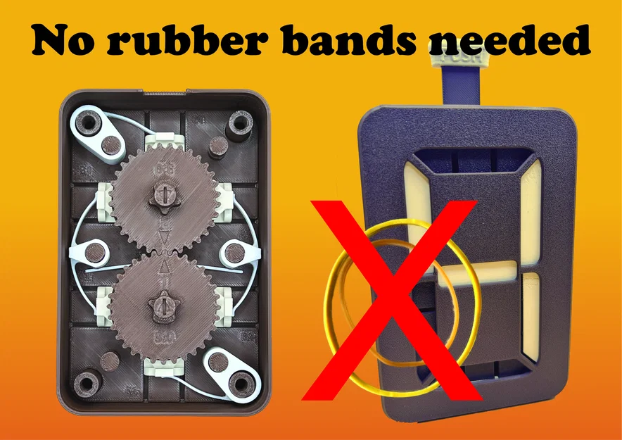 Bộ đếm cơ 7 đoạn (7 Segment Mechanical Counter) v3.0 – NO-RUBBER-BAND-MOD - Image 1