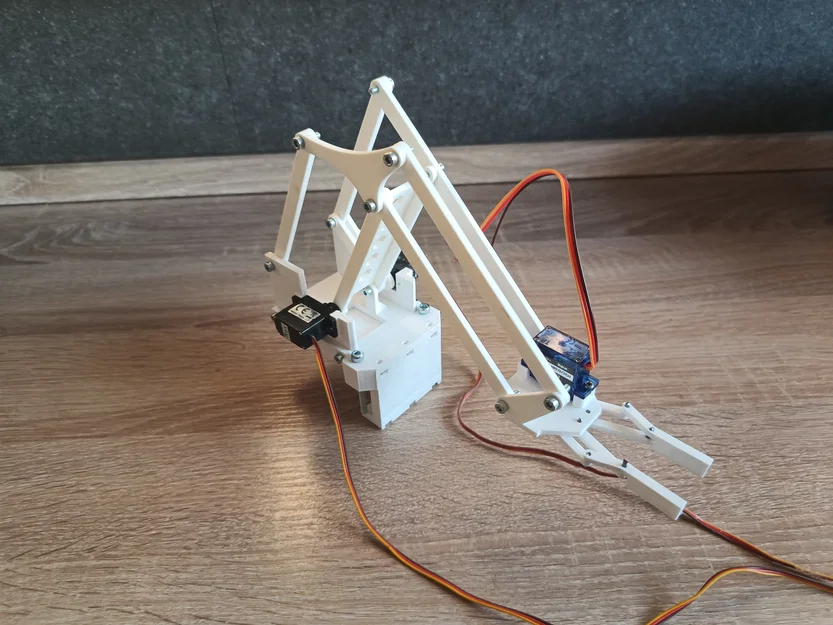 Cánh tay robot XRP (XRP robotic arm) – mẫu in 3D không cần supports - Image 2