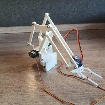 Cánh tay robot XRP (XRP robotic arm) – mẫu in 3D không cần supports