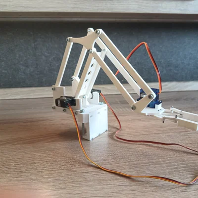 Cánh tay robot XRP (XRP robotic arm) – mẫu in 3D không cần supports