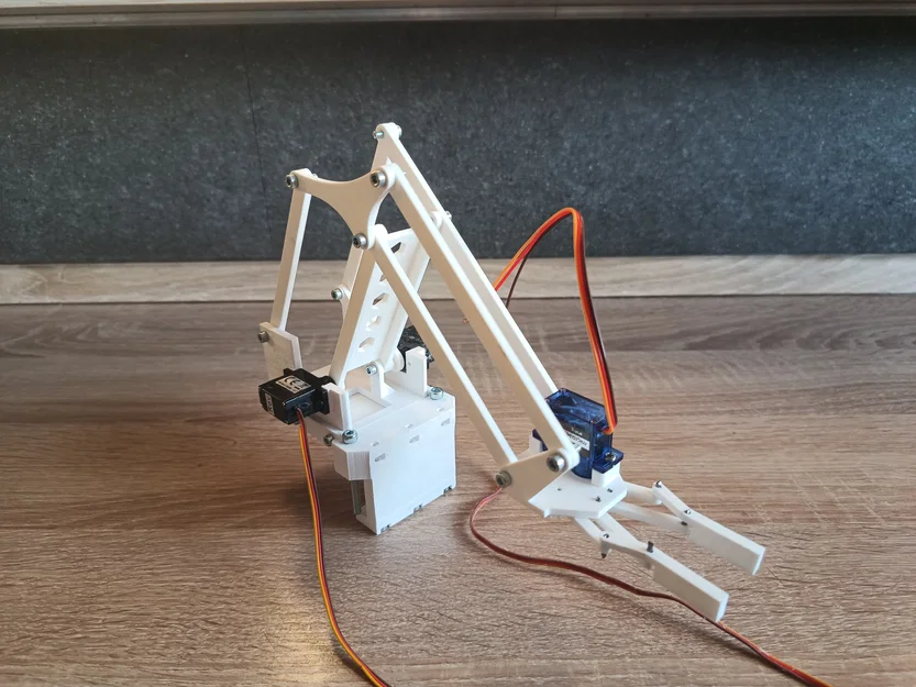 Cánh tay robot XRP (XRP robotic arm) – mẫu in 3D không cần supports - Image 4
