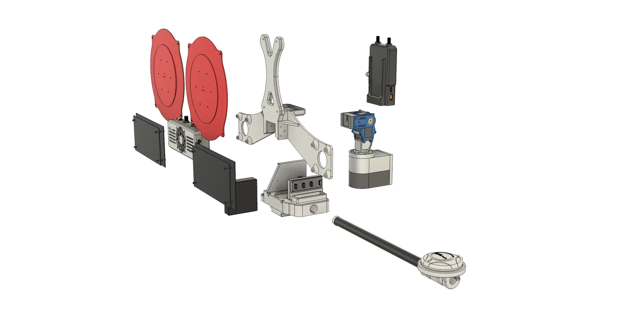 Ngàm AAT MFD Crossbow Mini cho HDZero/Walksnail/SIYI HM30 & anten Triple Feed - Image 3