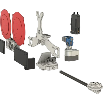 Ngàm AAT MFD Crossbow Mini cho HDZero/Walksnail/SIYI HM30 & anten Triple Feed
