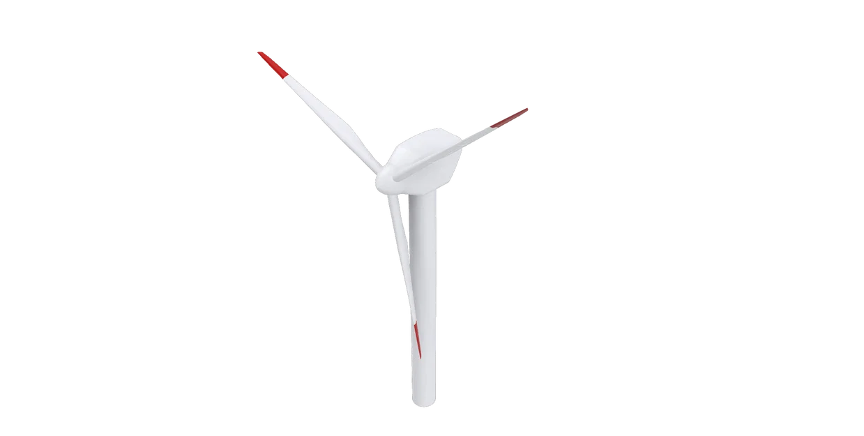 Tuabin gió (Wind Turbine) hoạt động – chừa chỗ gắn máy phát nhỏ - Image 3