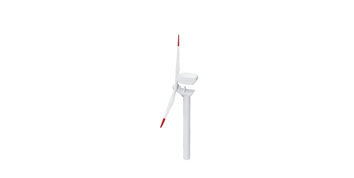 Tuabin gió (Wind Turbine) hoạt động – chừa chỗ gắn máy phát nhỏ - Image 6
