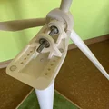 Tuabin gió (Wind Turbine) hoạt động – chừa chỗ gắn máy phát nhỏ - Thumbnail 7
