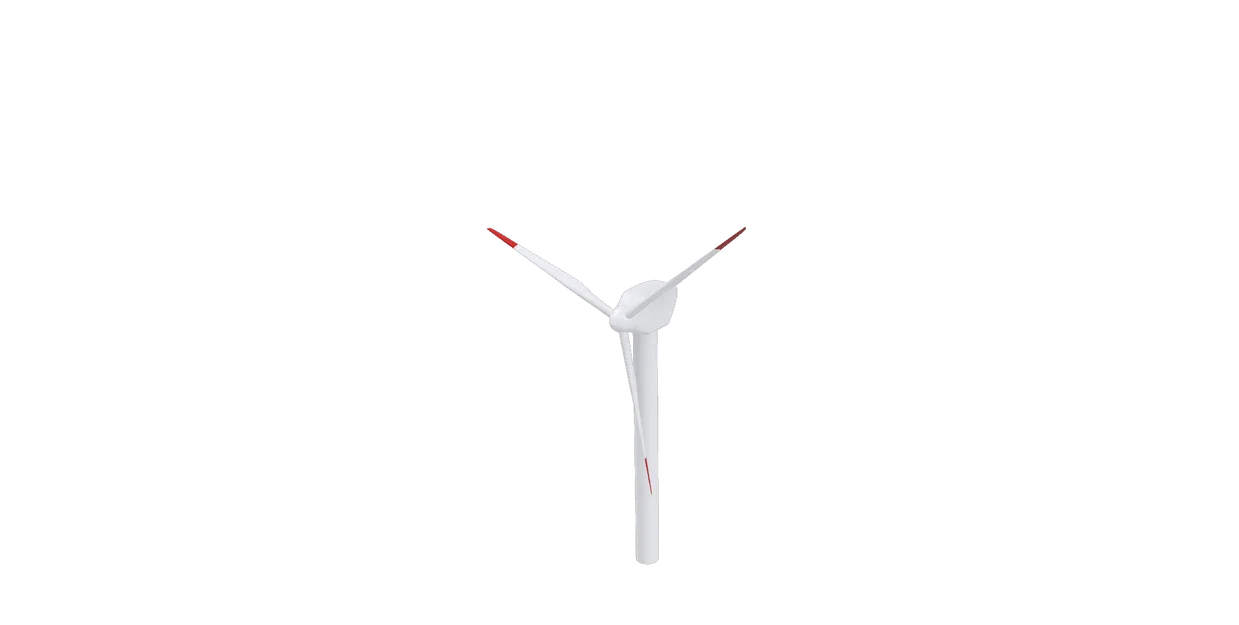 Tuabin gió (Wind Turbine) hoạt động – chừa chỗ gắn máy phát nhỏ - Image 8