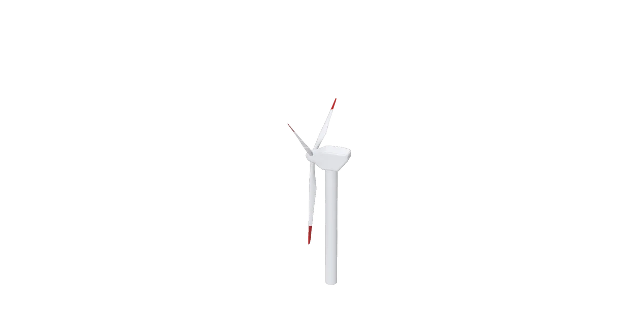 Tuabin gió (Wind Turbine) hoạt động – chừa chỗ gắn máy phát nhỏ - Image 9