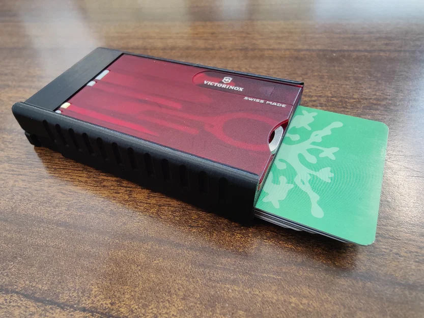 Ví EDC SwissCard (kiểu Secrid) có ngăn tiền mặt - Image 1