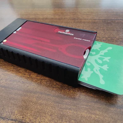 Ví EDC SwissCard (kiểu Secrid) có ngăn tiền mặt