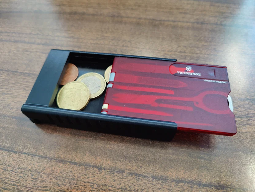 Ví EDC SwissCard (kiểu Secrid) có ngăn tiền mặt - Image 5