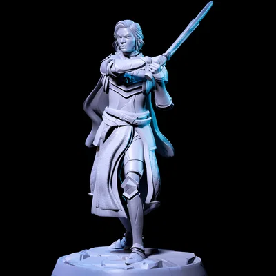 Medieval Miniature – Miniature Nữ Chiến Binh 25mm