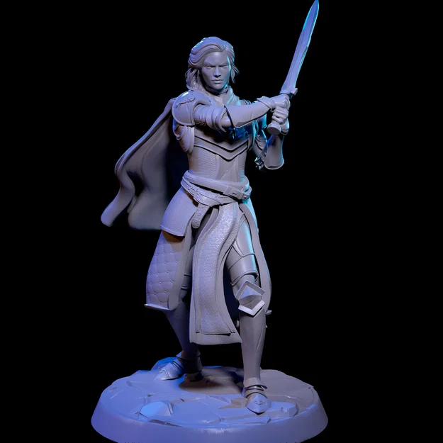 Medieval Miniature – Miniature Nữ Chiến Binh 25mm - Image 3
