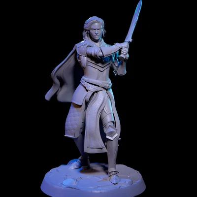 Medieval Miniature – Miniature Nữ Chiến Binh 25mm