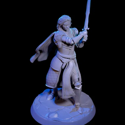 Medieval Miniature – Miniature Nữ Chiến Binh 25mm