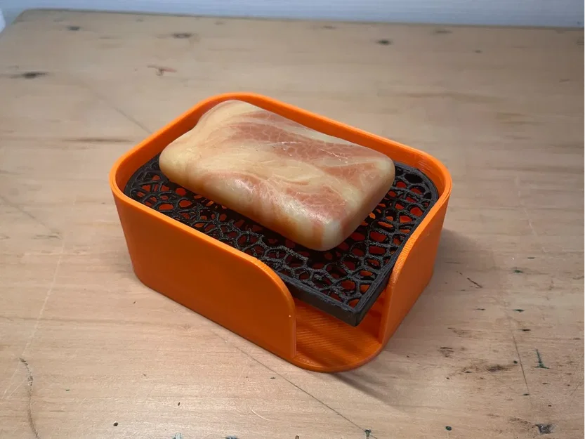 Khay đựng xà phòng họa tiết Voronoi in 3D tinh tế và tiện dụng - Image 1