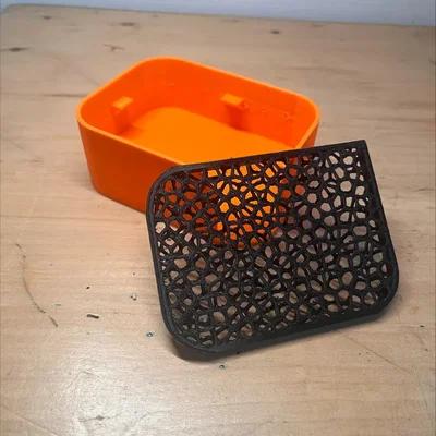 Khay đựng xà phòng họa tiết Voronoi in 3D tinh tế và tiện dụng