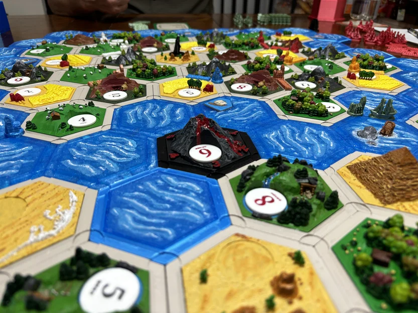 Catan Magnetic 2.0 (Dakanzla) - Bộ phụ kiện nam châm cho Catan - Image 1