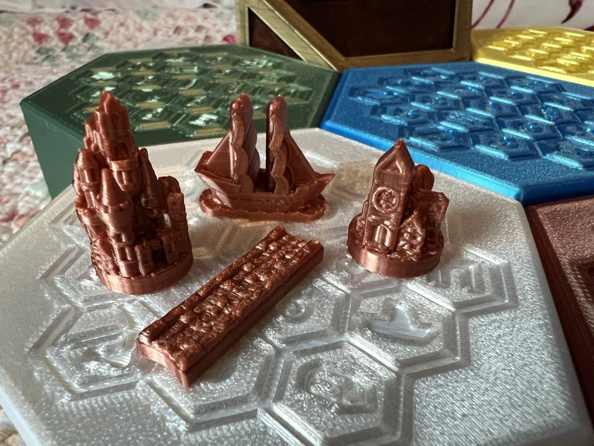 Catan Magnetic 2.0 (Dakanzla) - Bộ phụ kiện nam châm cho Catan - Image 4
