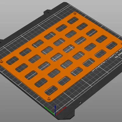 Bảng gắn phụ kiện Molle Panel 6x9 inch tối ưu cho in 3D