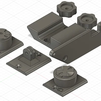 DJI Mini 3 RC / DJI Mini 4 RC2 “Bike Adapter” – Ngàm gắn tay điều khiển lên xe đạp