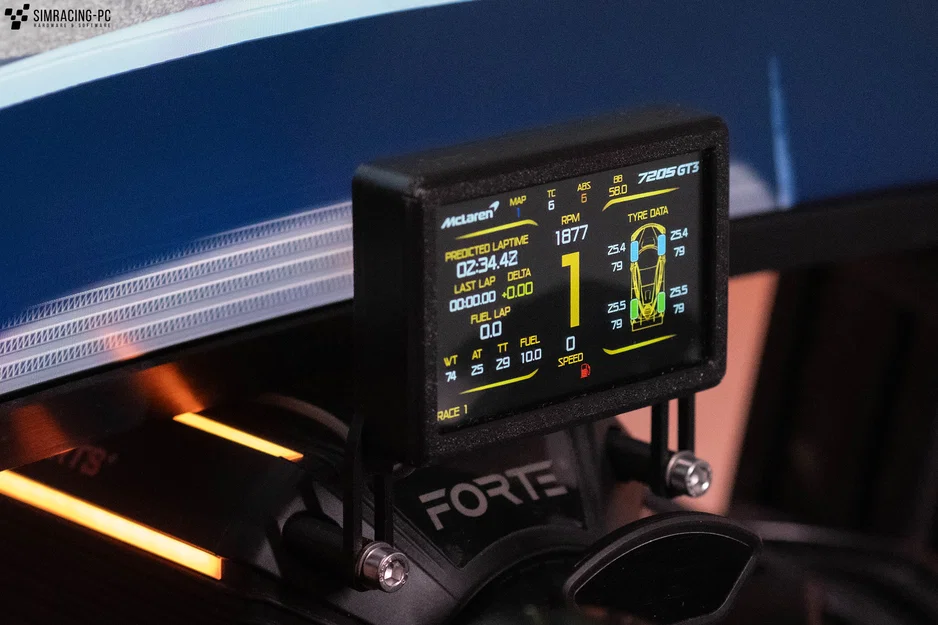 Màn hình VoCore 4 inch / Dashboard cho Simracing (Fanatec/Asetek/Khác) - Image 1