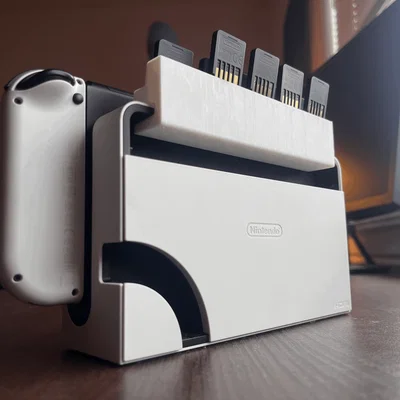 Giá trưng bày băng game Nintendo Switch gắn sau Dock