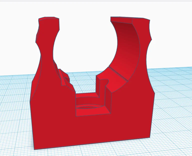 Kẹp giữ ống nước 25mm gắn tường in 3D chắc chắn - Image 2