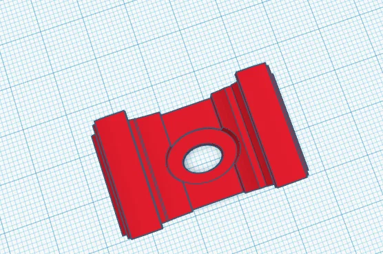Kẹp giữ ống nước 25mm gắn tường in 3D chắc chắn - Image 3