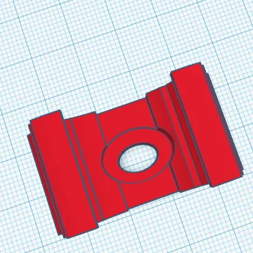 Kẹp giữ ống nước 25mm gắn tường in 3D chắc chắn