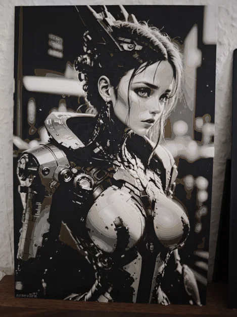 Mecha Girl HueForge - Image 1