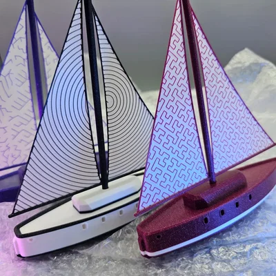 Infill Sails - Thuyền buồm Sailing Yacht (tự tạo pattern của bạn!)