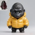 Mô hình Chibi Puffer Jacket Gorilla (Khỉ đột mặc áo phao chibi) - Thumbnail 1