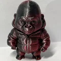Mô hình Chibi Puffer Jacket Gorilla (Khỉ đột mặc áo phao chibi) - Thumbnail 2