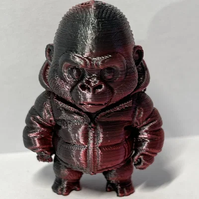 Mô hình Chibi Puffer Jacket Gorilla (Khỉ đột mặc áo phao chibi)