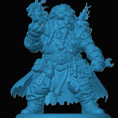 Mô hình Dwarven Artificer (Thợ rèn lùn)