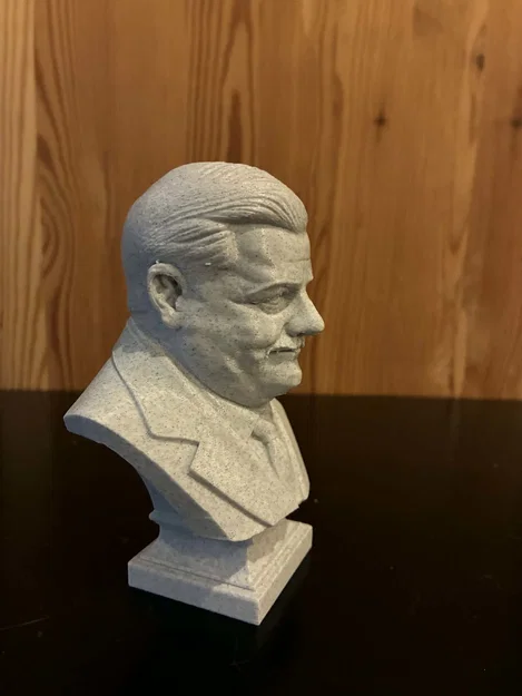 Bức tượng bán thân Francis Jean Blanche - Image 3
