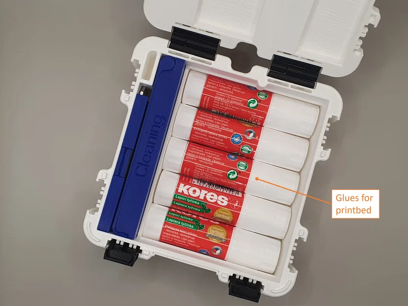 Hộp Gridfinity cho Prusa Mini+ (Kit) Phiên bản 2 + CAD/STEP/STP - Image 12