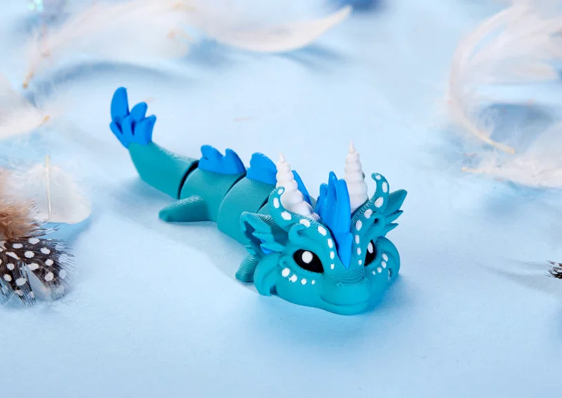 Wind Dragon - Mô hình Rồng Khớp Nối làm Móc Khóa - Image 1