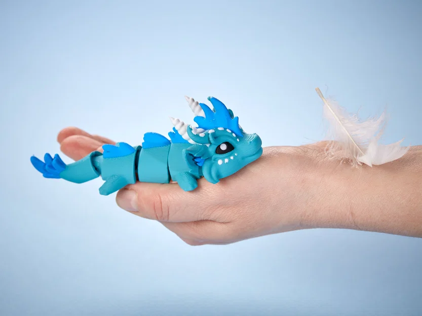 Wind Dragon - Mô hình Rồng Khớp Nối làm Móc Khóa - Image 2